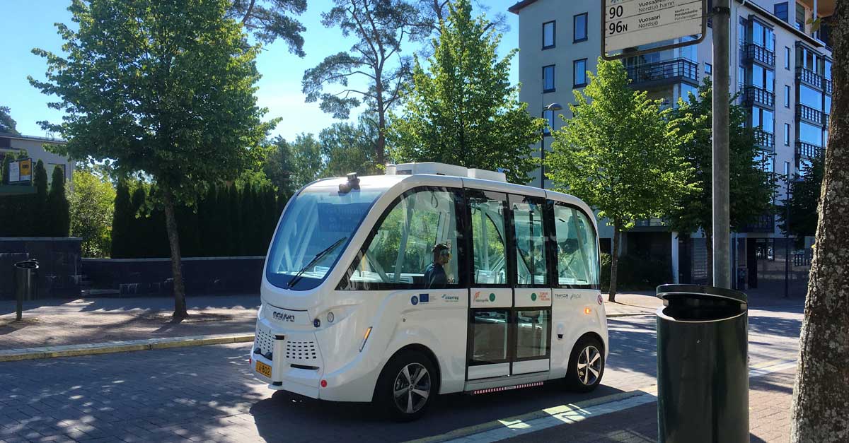 självkörande buss - en del av framtidens transporter?
